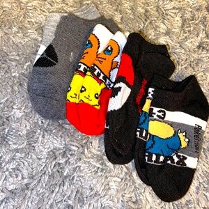 2T Pokémon ankle socks NWOT